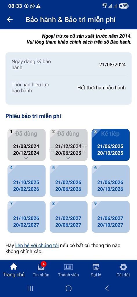 NVX 155 ĐK 2024 chính chủ. Mua bán Xe máy tại Thành phố Dĩ An Bình Dương được đăng bởi Trần Trung Hiếu hình 5