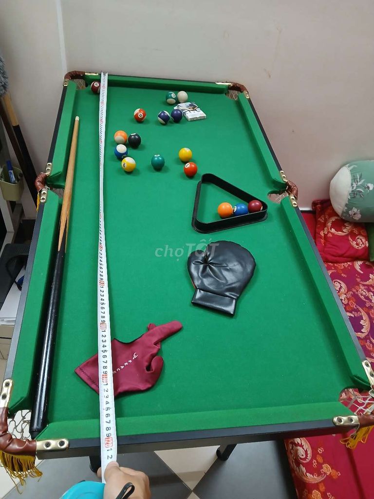 Bàn bi a 1m2x65cm Xanh lá còn đẹp. Mua bán Sở thích khác tại Quận Đống Đa Hà Nội được đăng bởi Nguyễn Đức Thắng hình 1