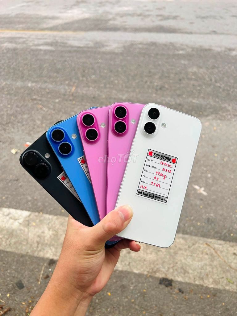 Apple iPhone 16 Plus 128-256GB Đen, Xanh, Hồng, Trắng Mỹ 98-99%. Mua bán Điện thoại tại Quận Đống Đa Hà Nội được đăng bởi Hội Đồ Điện Tử hình 1