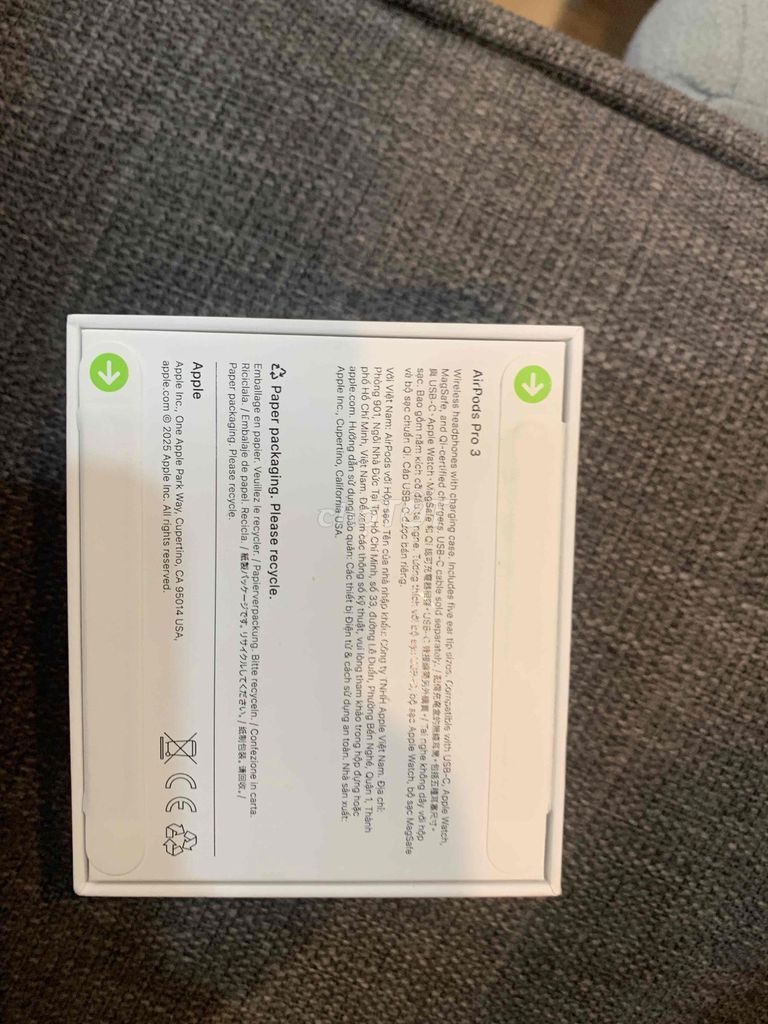 Apple AirPods Pro 3 Trắng (nguyên seal). Mua bán Tivi, Âm thanh tại Quận Long Biên Hà Nội được đăng bởi Tùng hình 1