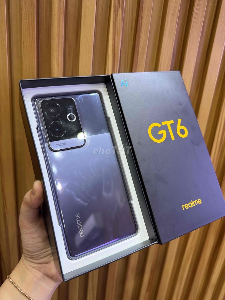 Realme GT6 12/256GB Fullbox, Bh 6 tháng. Mua bán Điện thoại tại Quận 10 Tp Hồ Chí Minh được đăng bởi Đăng Sơn Store hình 1