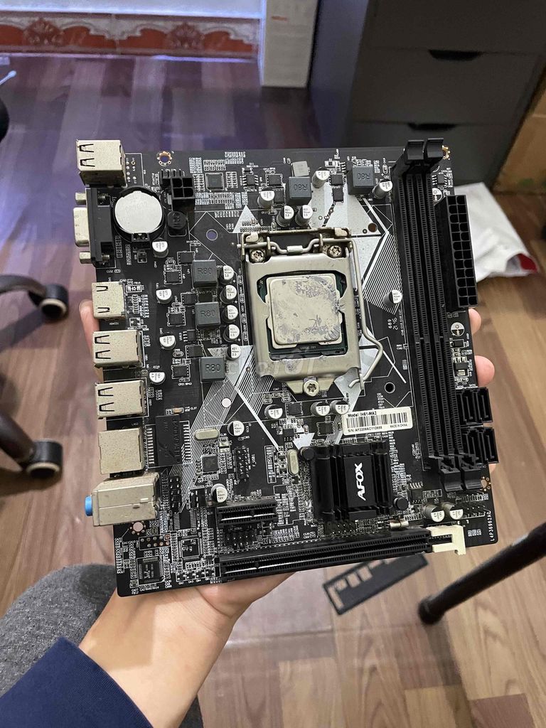 Bo mạch chủ Afox H61 chập chờn Celeron G1620. Mua bán Linh kiện (RAM, Card...) tại Thành phố Phúc Yên Vĩnh Phúc được đăng bởi Phan Ngọc Bảo hình 1