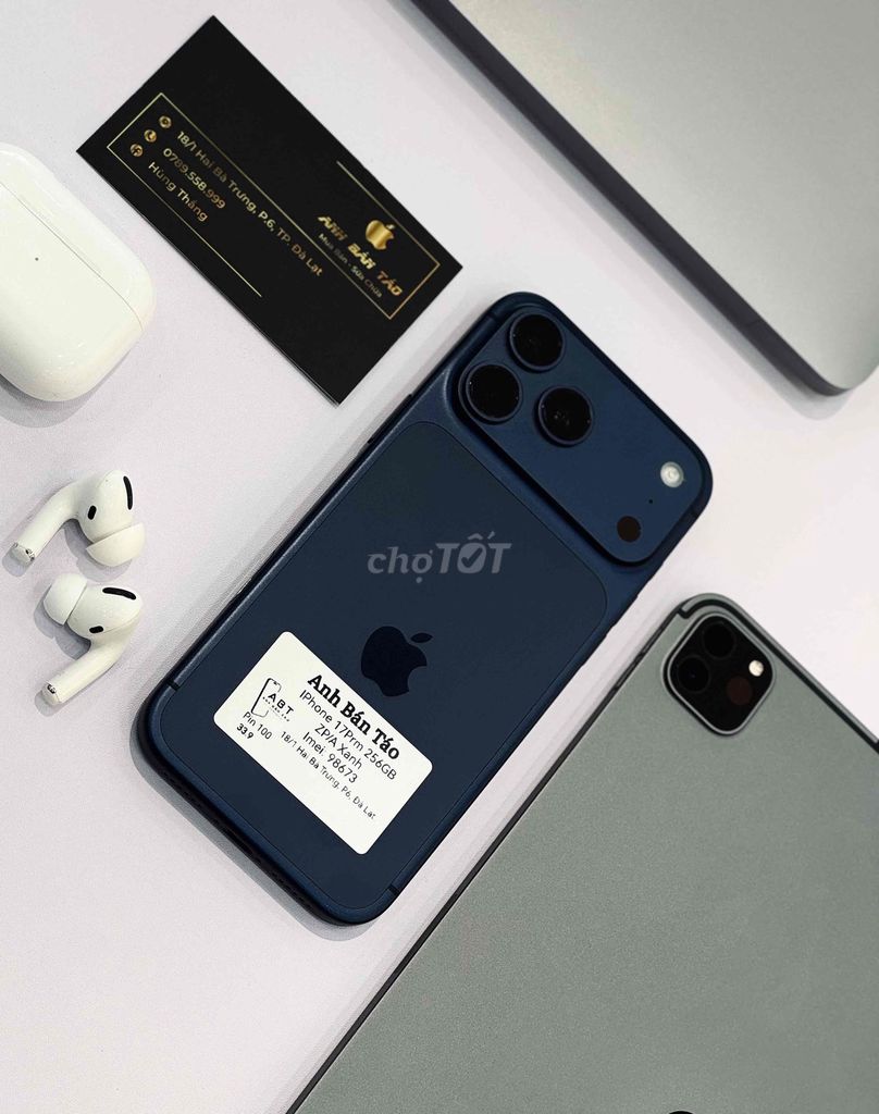 Apple iPhone 17Prm 256GB Xanh. Mua bán Điện thoại tại Thành phố Đà Lạt Lâm Đồng được đăng bởi Nguyễn Khang hình 1