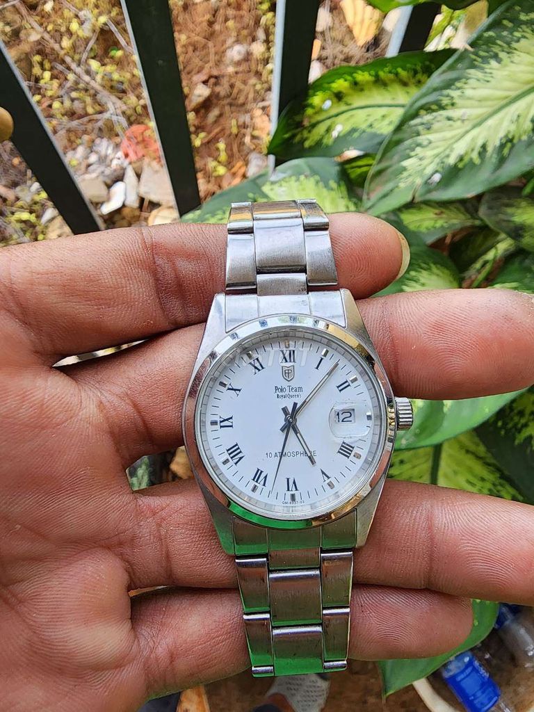 Đồng hồ Polo Team Kim loại Bạc 37mm. Mua bán Đồng hồ tại Huyện Đất Đỏ Bà Rịa - Vũng Tàu được đăng bởi Nguyễn duy học hình 1