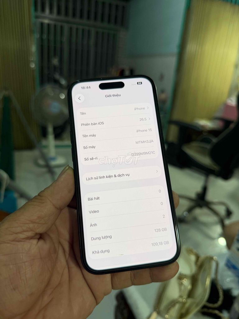 Apple iPhone 15 128GB Đen Đã qua sử dụng. Mua bán Điện thoại tại Thành phố Biên Hòa Đồng Nai được đăng bởi thanh hình 1