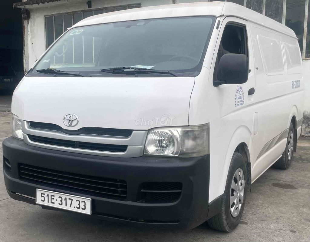 Toyota Hiace 2008 tải VAN 3 chỗ 940kg chạy giờ cấm