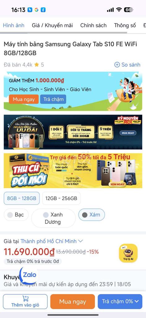 Ib zép mình nha  ***. Mua bán Máy tính bảng tại Quận 12 Tp Hồ Chí Minh được đăng bởi truong bro hình 1