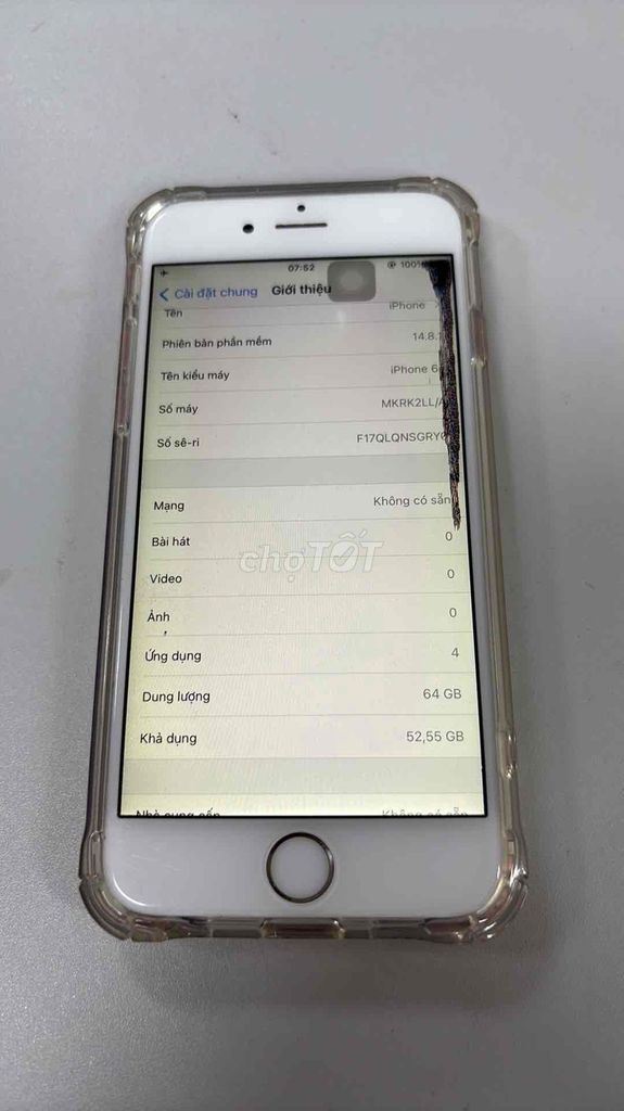 Apple iPhone 6S 64GB Trắng Đã qua sử dụng. Mua bán Điện thoại tại Quận Tân Phú Tp Hồ Chí Minh được đăng bởi Yen hình 1