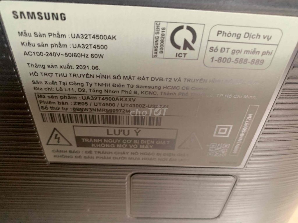 Tivi Samsung UA32T4500 32 inch. Mua bán Tivi, Âm thanh tại Thành phố Biên Hòa Đồng Nai được đăng bởi Điện Tử Khởi Bùi hình 3
