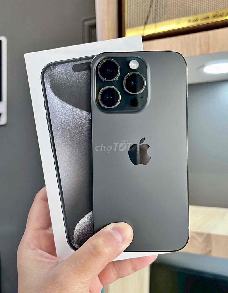 iPhone 15 Pro 128GB Đen FULLBOX NEW BH APPLE 2024. Mua bán Điện thoại tại Quận 10 Tp Hồ Chí Minh được đăng bởi iStockHCM hình 1