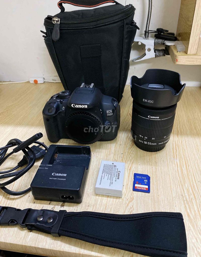 bán bộ canon 700d kèm kit