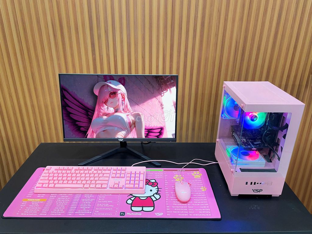 Full bộ PC Gaming Hồng i5-9400F_Vga Rời_SSD_Mượt 🎁. Mua bán Máy tính để bàn tại Thành phố Thủ Đức Tp Hồ Chí Minh được đăng bởi MINH SÀI GÒN COMPUTER THỦ ĐỨC hình 1