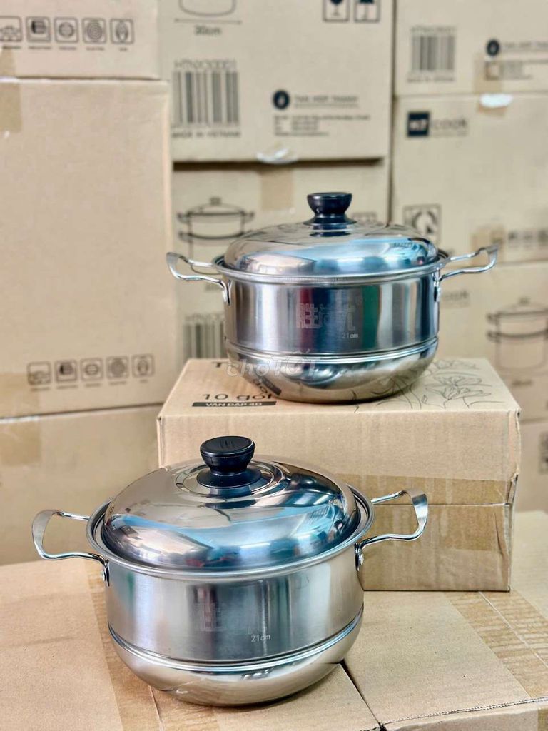 Nồi hấp Inox 21cm. Mua bán Dụng cụ nhà bếp tại Thành phố Biên Hòa Đồng Nai được đăng bởi Phạm Quỳnh hình 1