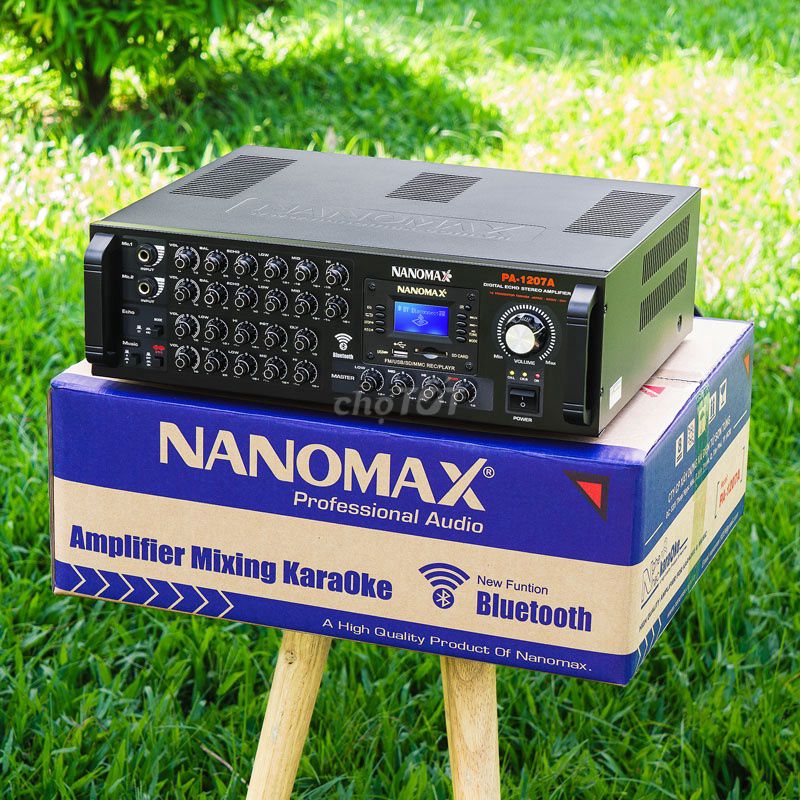 Ampli karaoke Nanomax PA-1207A Bluetooth Đen. Mua bán Tivi, Âm thanh tại Thành phố Buôn Ma Thuột Đắk Lắk được đăng bởi Phương Lâm Audio hình 1