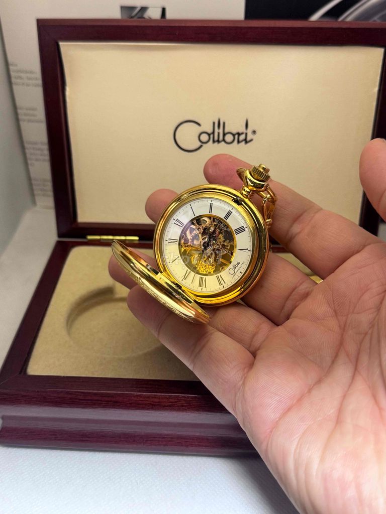 Đồng hồ bỏ túi Colibri Kim loại Vàng Cổ điển