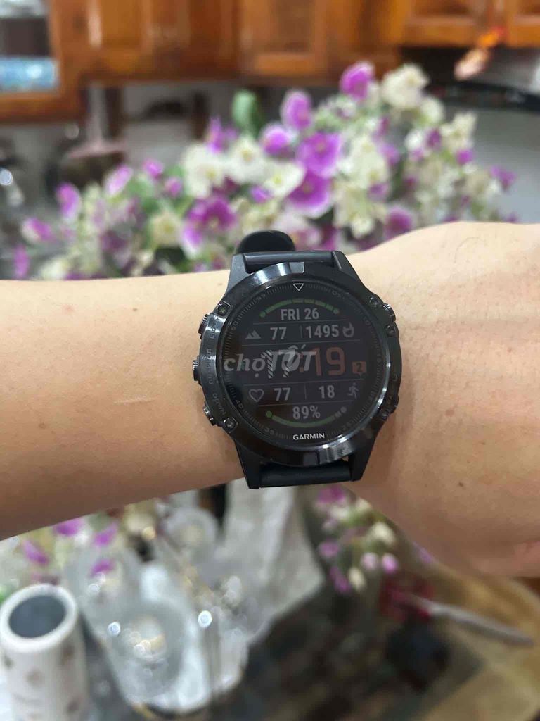 Garmin Fenix 5 Sapphire DLC Đen GPS. Mua bán Thiết bị đeo thông minh tại Quận Nam Từ Liêm Hà Nội được đăng bởi Ngọc Quý hình 1