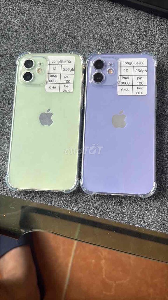 Apple iPhone 12 256GB Xanh lá Tím. Mua bán Điện thoại tại Quận Cầu Giấy Hà Nội được đăng bởi Long blue 9x hình 1
