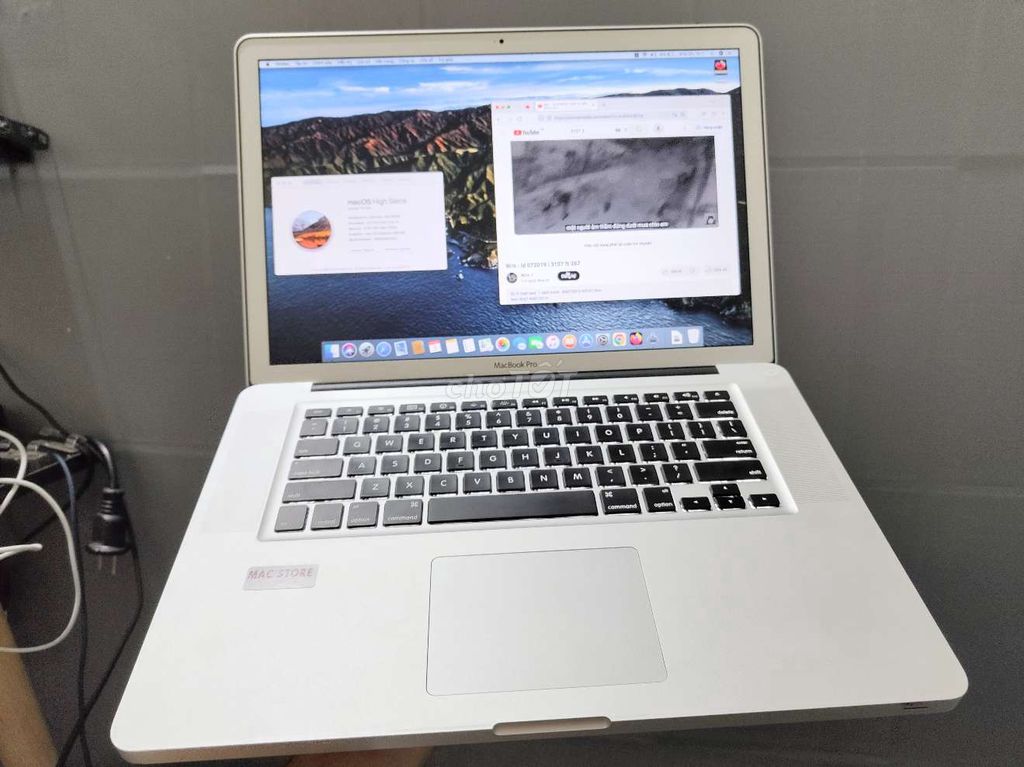 MacBook Pro 15.4' zin all, đẹp 98-99%, nguyên bản