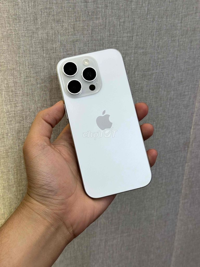 iPhone 16 Pro 128GB Trắng Mỹ Pin 100 Bh 8/2026. Mua bán Điện thoại tại Quận Ninh Kiều Cần Thơ được đăng bởi Quý Mobile Cần thơ hình 1