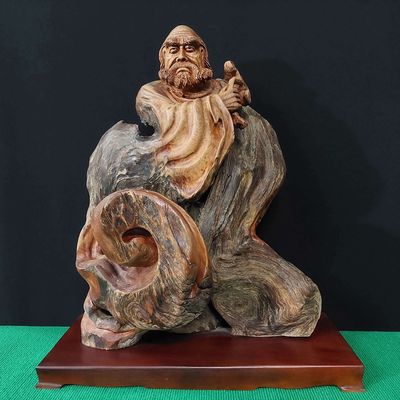 Tượng đạt ma chân dung cao 58cm. Mua bán Đồ sưu tầm, đồ cổ tại Quận Hải Châu Đà Nẵng được đăng bởi Trần Xuân Dương