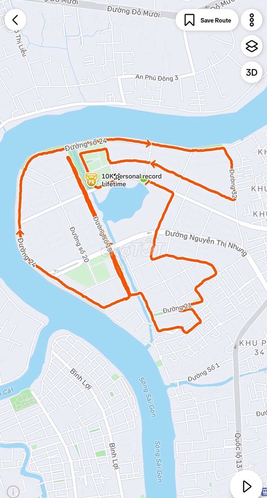 Chạy bộ thuê trên app STRAVA - Toàn quốc