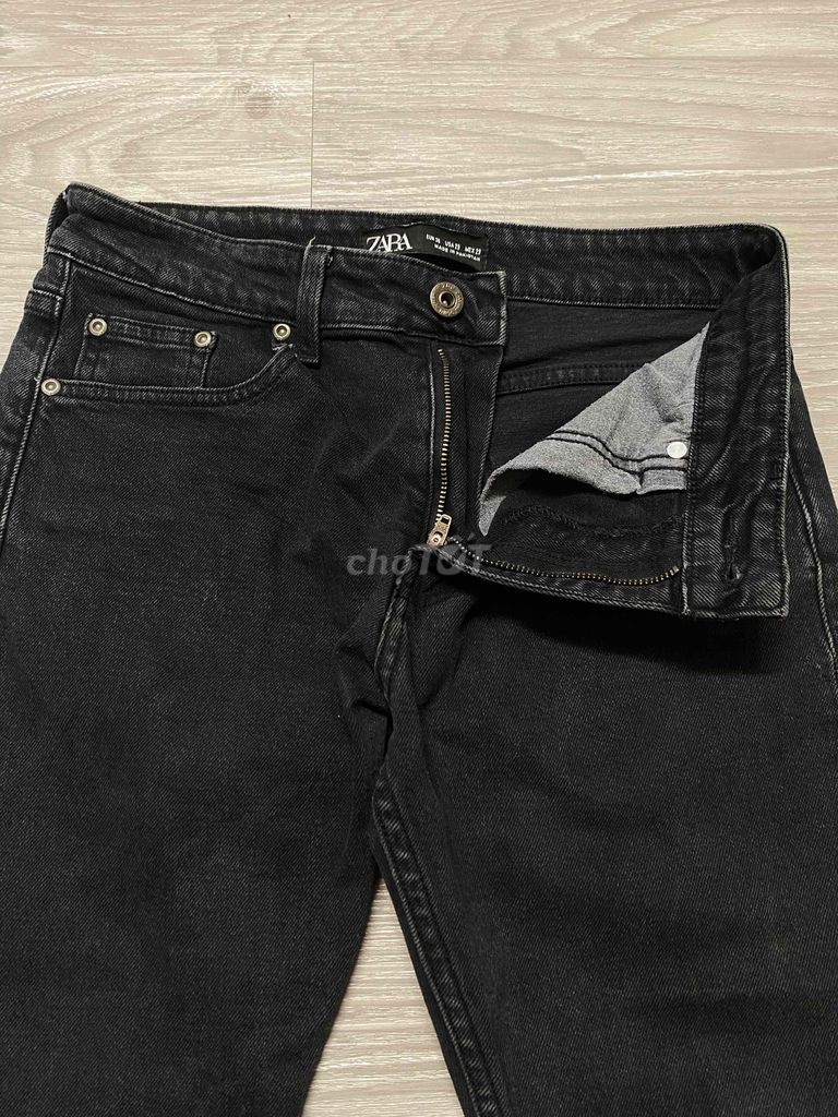 Quần Jean Nam ZARA màu đen Slim Fit size 29US. Mua bán Quần áo tại Quận Phú Nhuận Tp Hồ Chí Minh được đăng bởi Lê Quốc hình 2