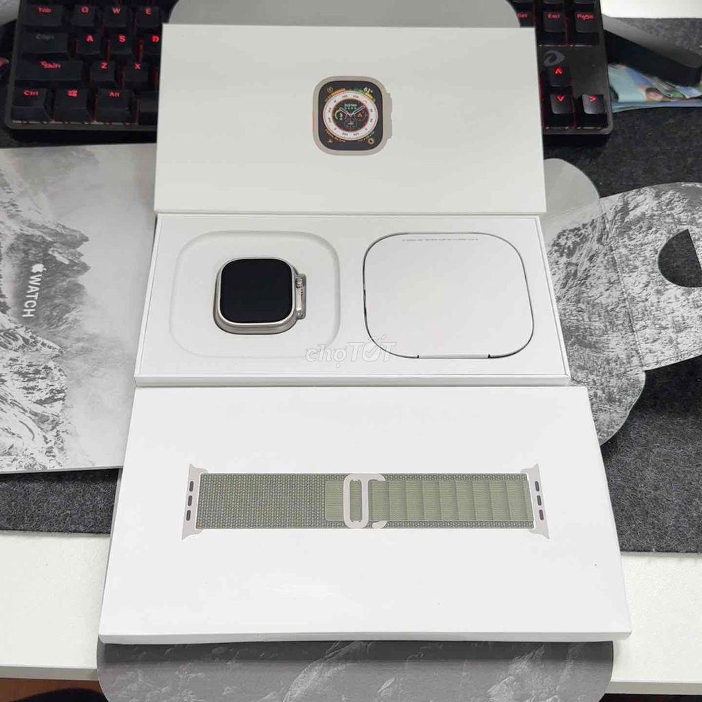 apple watch ultra 1 lte/esim fullbox zin