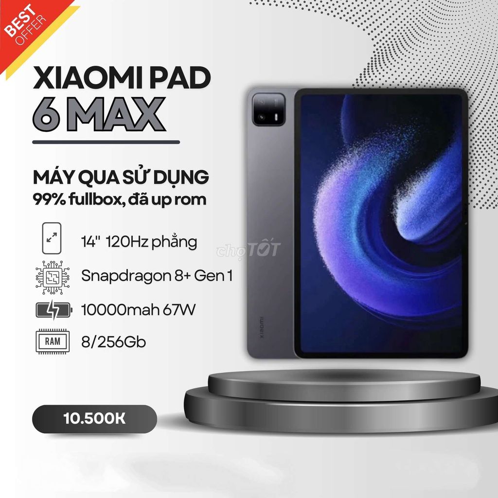 ❶ PAD 6 MAX 14 INCHES FULLBOX ĐÃ UP ROM