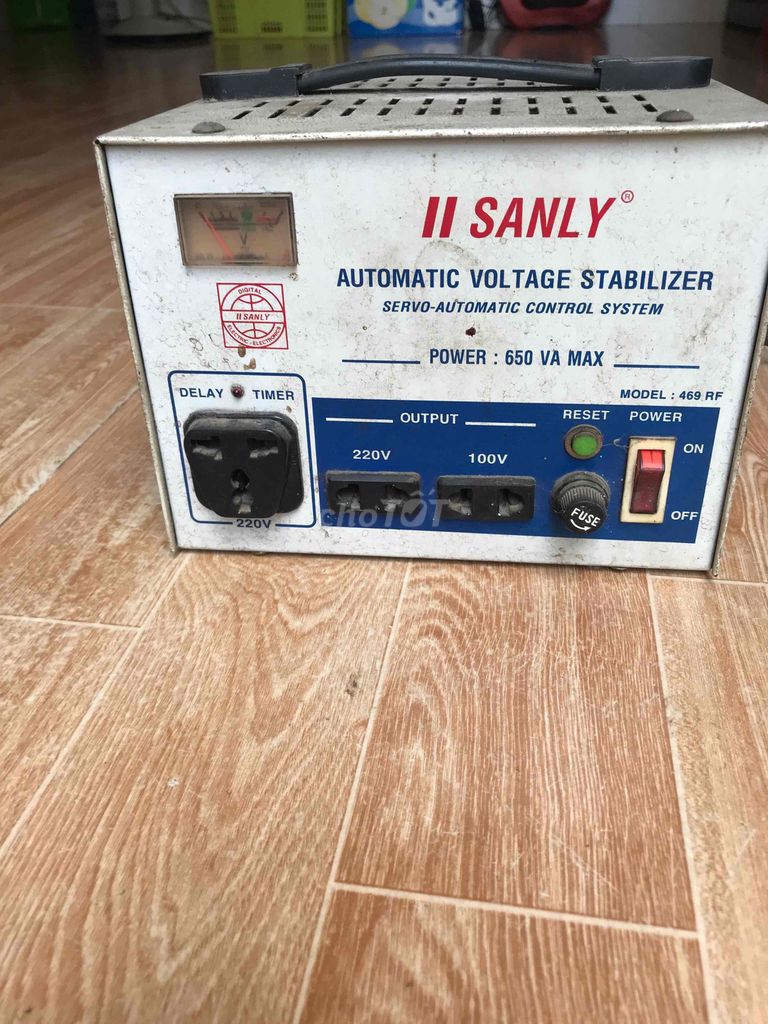 Ổn áp II SANLY 469 RF 650 VA MAX. Mua bán Nội thất, đồ gia dụng khác tại Quận Tân Phú Tp Hồ Chí Minh được đăng bởi Hạt Sáu hình 1