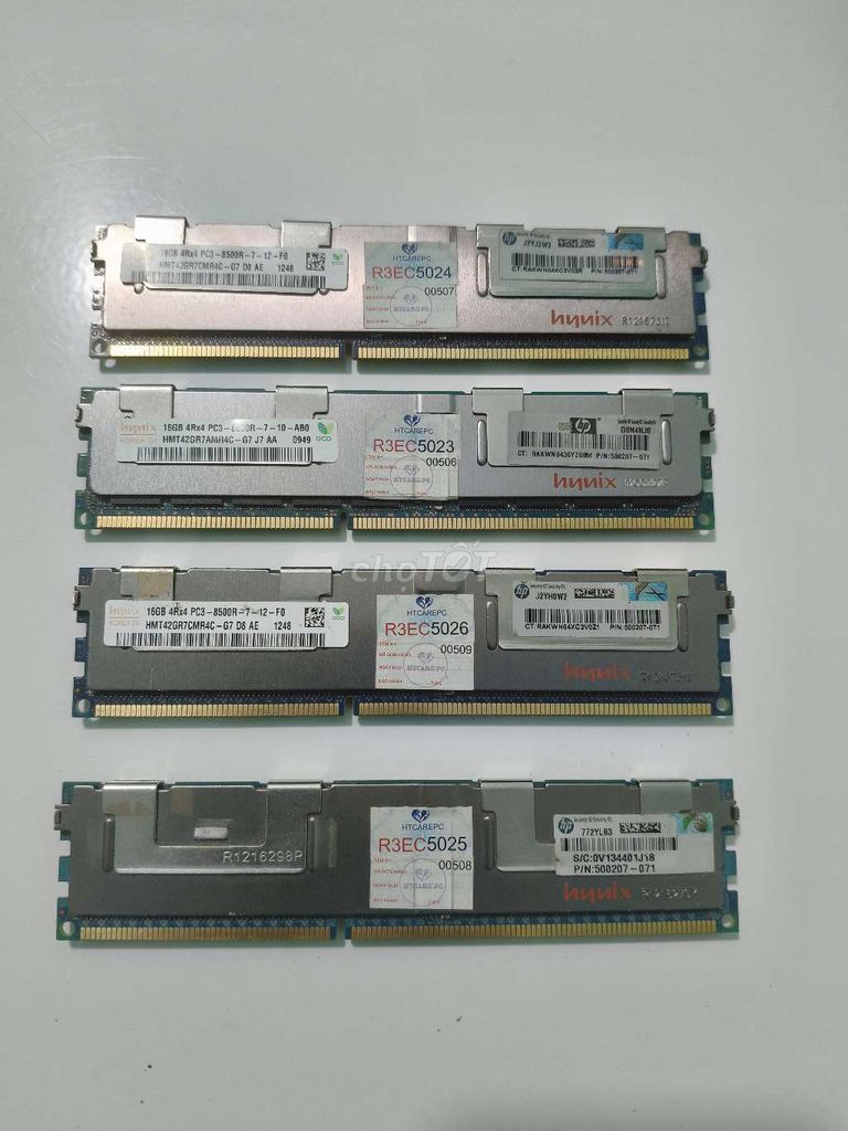 RAM Hynix ECC 16GB DDR3 ( 400k/1thanh). Mua bán Linh kiện (RAM, Card...) tại Thành phố Trà Vinh Trà Vinh được đăng bởi Vinh Hiển Trần hình 1