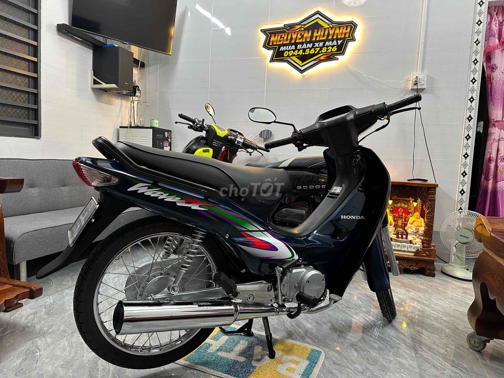 Honda Wave Alpha 2005 Xanh đen. Mua bán Xe máy tại Huyện Châu Phú An Giang được đăng bởi Pin Rồm hình 15