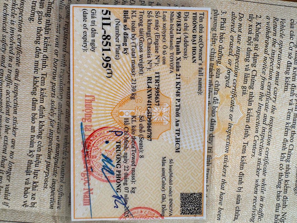 Toyota Innova 2013 J - 100000 km. Mua bán Ô tô tại Huyện Củ Chi Tp Hồ Chí Minh được đăng bởi Dũng hình 12