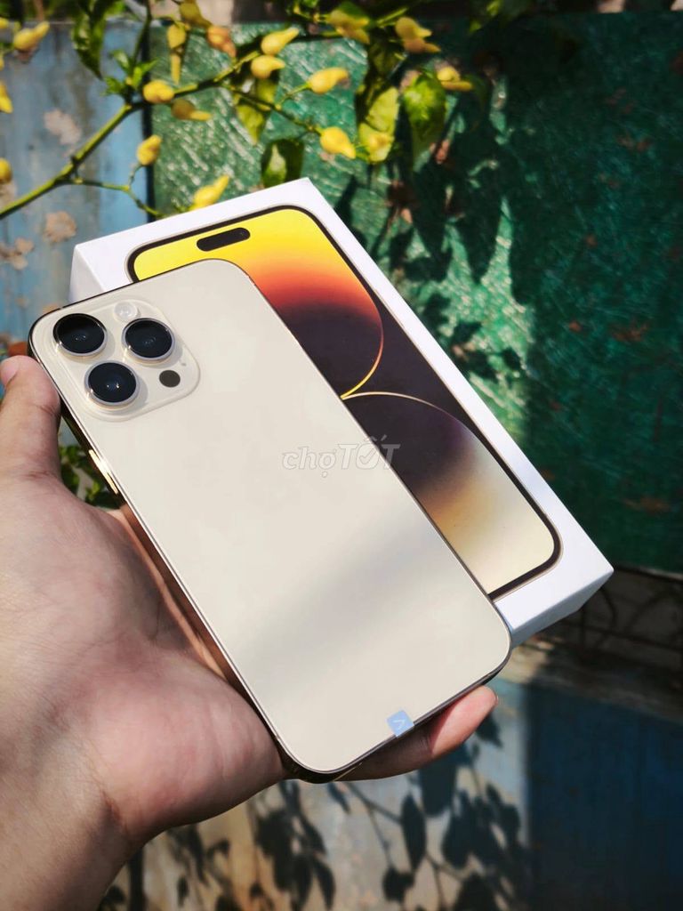 iPhone 14 Pro Max 128GB Vàng Gold Like New. Mua bán Điện thoại tại Quận Ngũ Hành Sơn Đà Nẵng được đăng bởi Trieu Le hình 1
