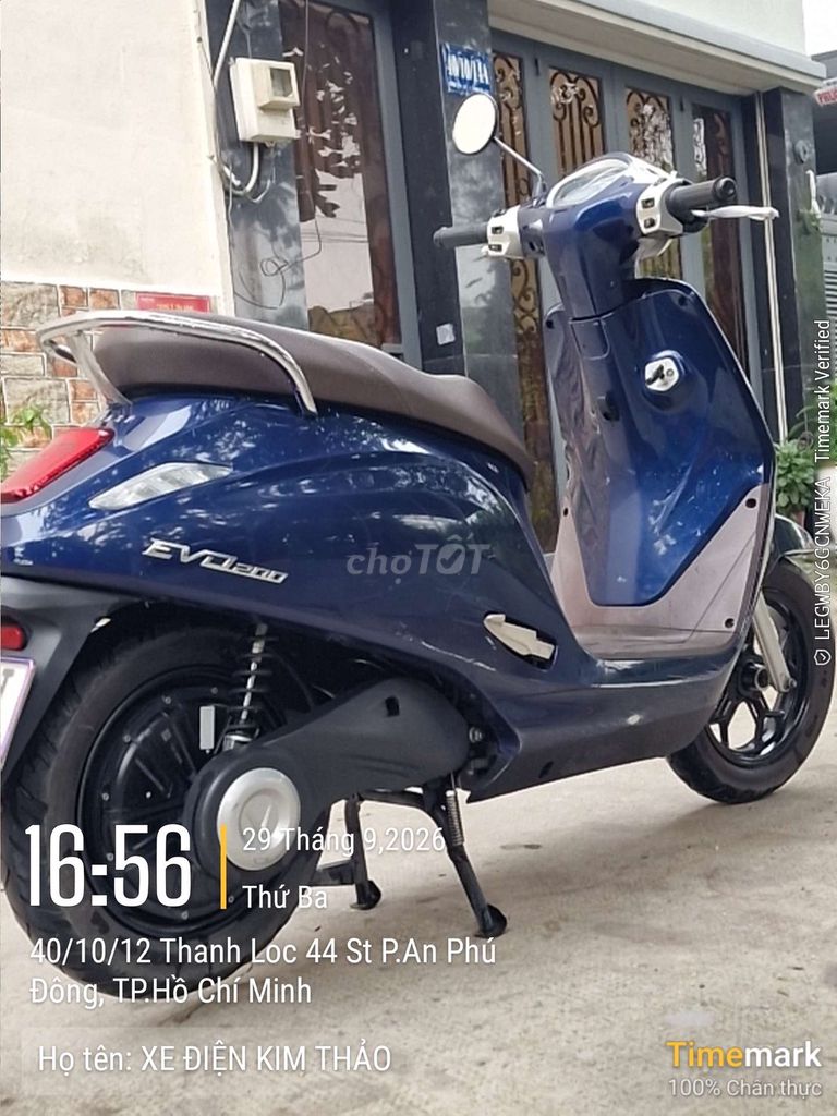 Vinfast Evo 200 pin 3.5kw Màu Xanh