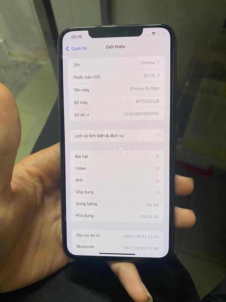 Xs Max 64GB full chức năng màn zin pin thay 100. Mua bán Điện thoại tại Quận Lê Chân Hải Phòng được đăng bởi Khánh hình 1