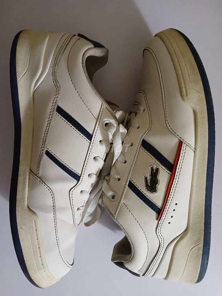 THANH LÝ] Giày Lacoste T-Clip Retro Da Trắng. Mua bán Giày dép tại Thành phố Thủ Đức Tp Hồ Chí Minh được đăng bởi Thế Sự hình 1
