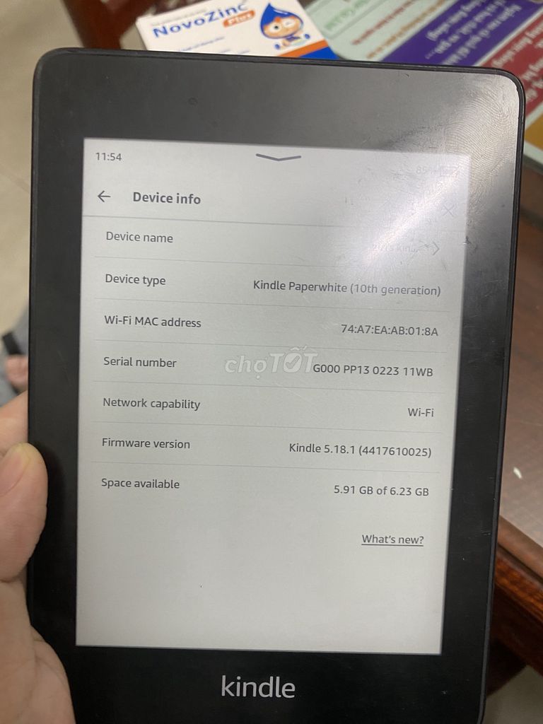 Máy đọc sách Kindle Paperwhite Gen 10 Đen. Mua bán Máy tính bảng tại Huyện Gia Lâm Hà Nội được đăng bởi Cường hình 1