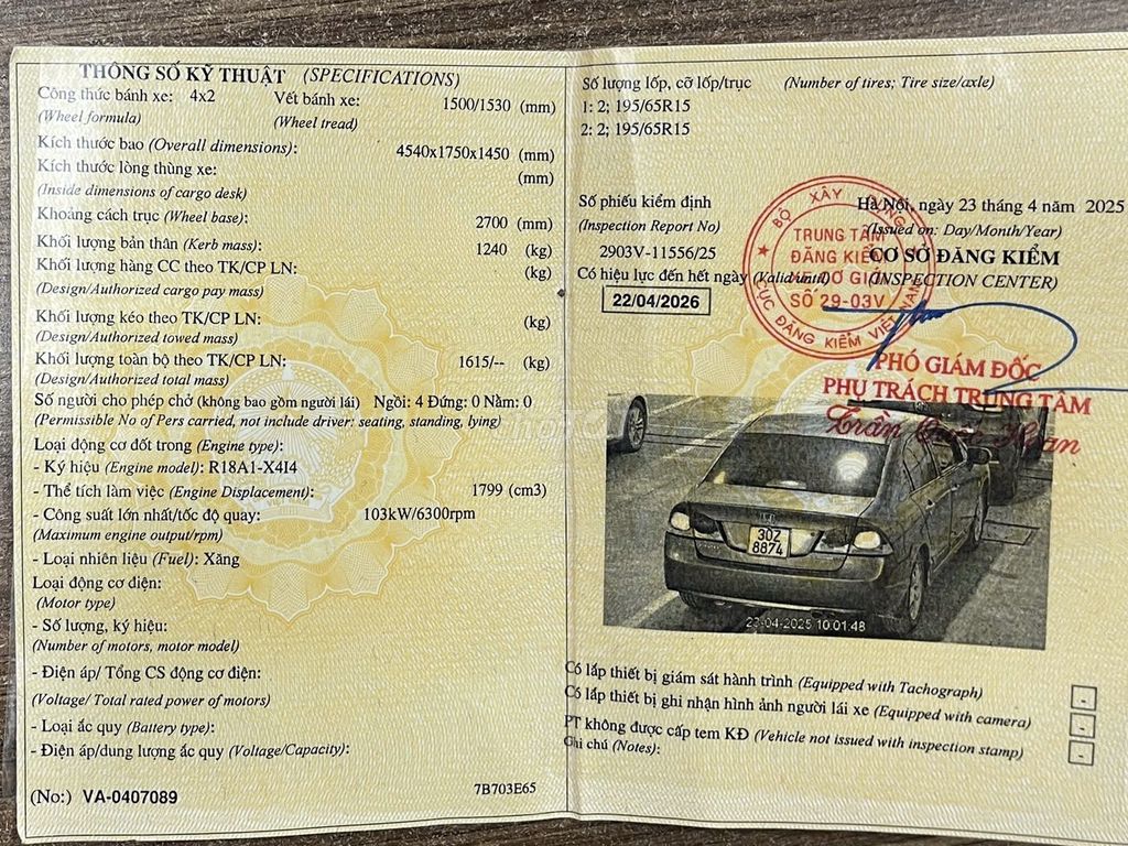 Honda Civic 2010 1.8 AT - 120100 km 1 Chủ cực chất. Mua bán Ô tô tại Quận Cầu Giấy Hà Nội được đăng bởi Xe Cũ Dương Đô hình 17