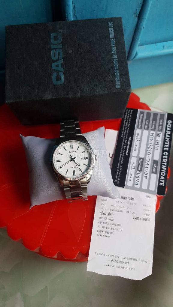 Casio nam,size 38.5,lướt 99.99%.