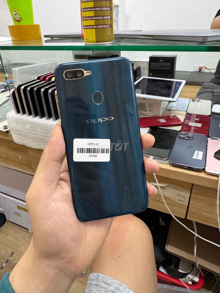 Oppo A7 64GB Xanh Dương