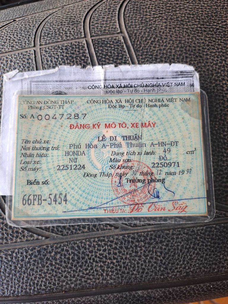 Cup 50 đỏ ZDK hàng nhập thùng xe đẹp máy êm BS đẹp. Mua bán Xe máy tại Thành phố Sa Đéc Đồng Tháp được đăng bởi Anh Thành hình 2