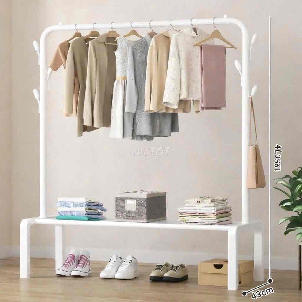 Giá treo quần áo Kim loại Trắng. Mua bán Nội thất, đồ gia dụng khác tại Thành phố Hà Tĩnh Hà Tĩnh được đăng bởi Đại Lý Quang Trung hình 1