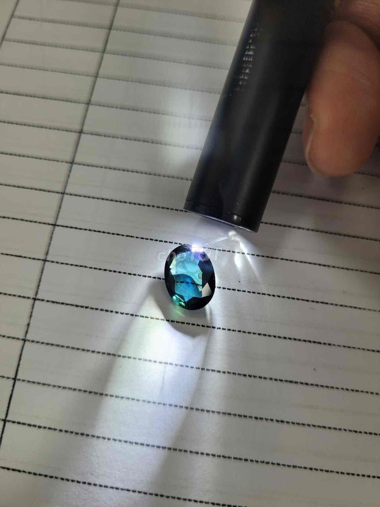 viên Sapphire xanh thẫm 3,36 carat. Mua bán Đồ sưu tầm, đồ cổ tại Thành phố Nha Trang Khánh Hòa được đăng bởi Rio Natural Gemstone Jewelry hình 1