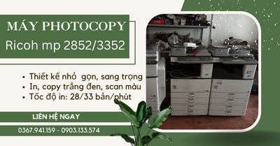 Dòng máy photocopy cỏ dùng cho văn phòng