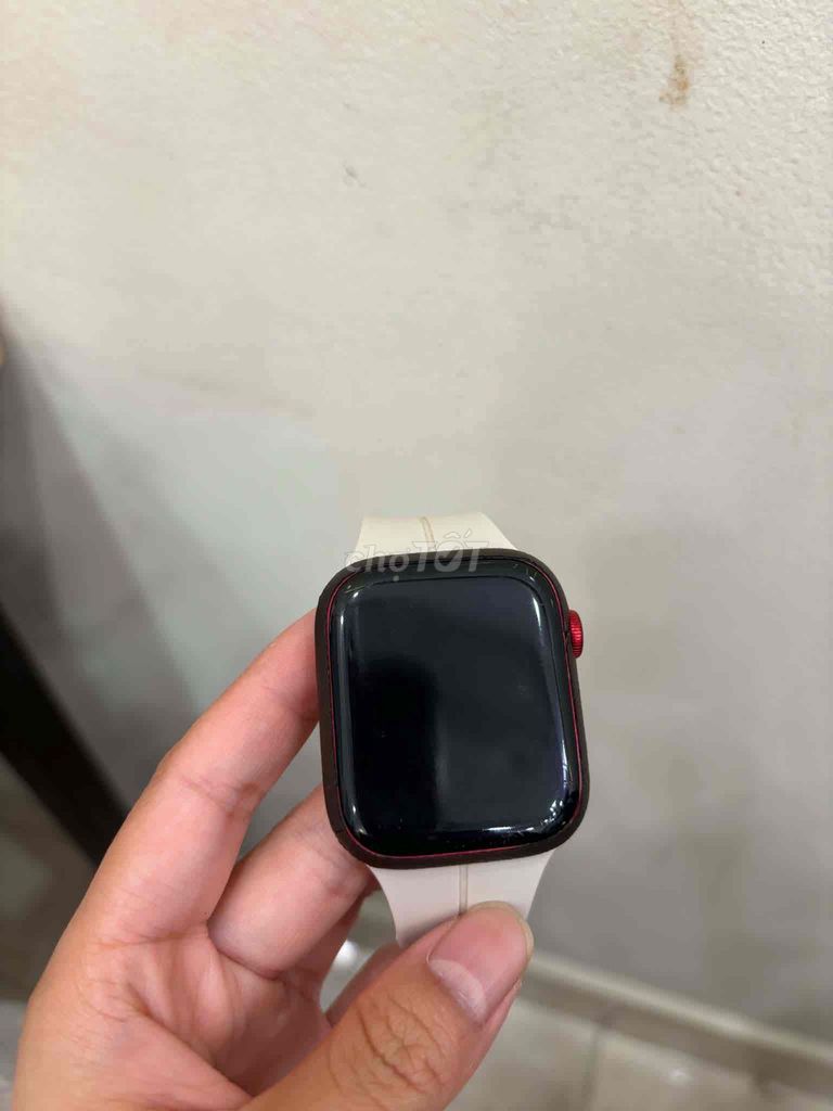 Apple Watch Series 7 45mm Đỏ pin 97%. Mua bán Thiết bị đeo thông minh tại Quận Long Biên Hà Nội được đăng bởi Thái hình 1