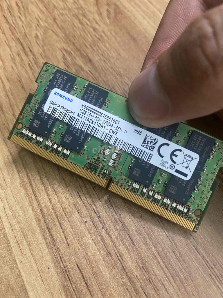 Ram Laptop 16G Samsung mỹ ddr4 Bus 3200mhz Good