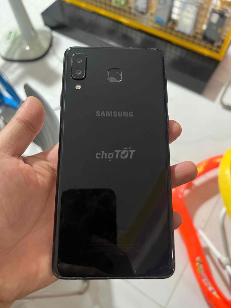 Samsung A8 Star Đen. Mua bán Điện thoại tại Huyện Lấp Vò Đồng Tháp được đăng bởi SV hình 1