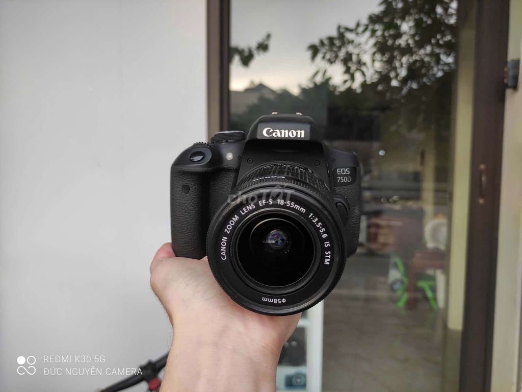 Máy ảnh Canon EOS 750D EF-S 18-55mm Đen. Mua bán Máy ảnh, Máy quay tại Huyện Cát Hải Hải Phòng được đăng bởi Nghĩa Lê Trung hình 1