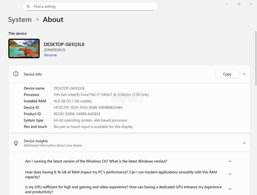 Lenovo X1 Carbon Gen 9 i7-1185G7 16GB/512GB. Mua bán Laptop tại Quận Ninh Kiều Cần Thơ được đăng bởi văn hoàng hình 1