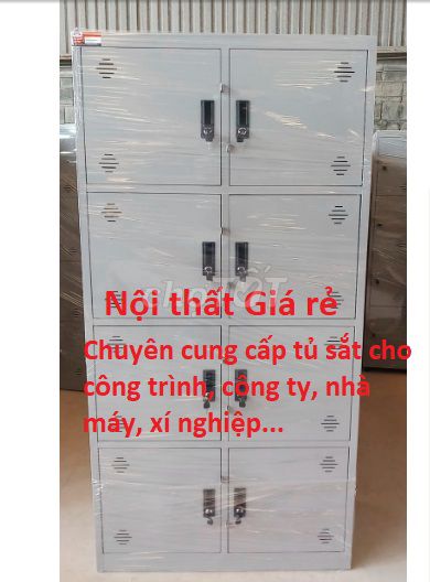 Tủ sắt hồ sơ văn phòng 8 cánh - sơn tĩnh điện RẺ